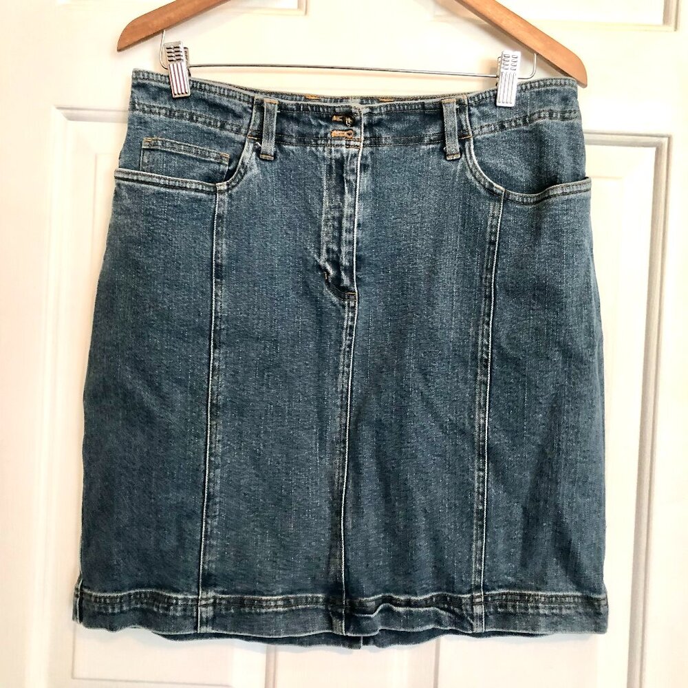 Jones Sport denim miniskirt